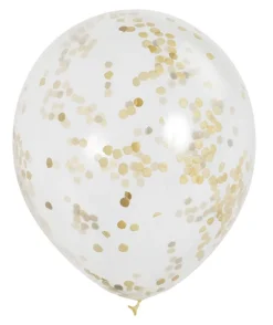 Konfettiballonger - Gull