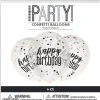 Konfettiballonger - "Happy Birthday"