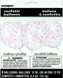 Konfettiballonger - Lys Rosa