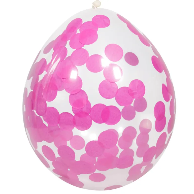 Konfettiballonger - Rosa