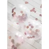 Konfettiballonger - Rosegull