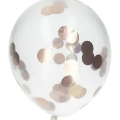 Konfettiballonger - Rosegull