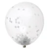 Konfettiballonger - Sølv