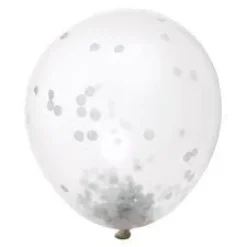 Konfettiballonger - Sølv