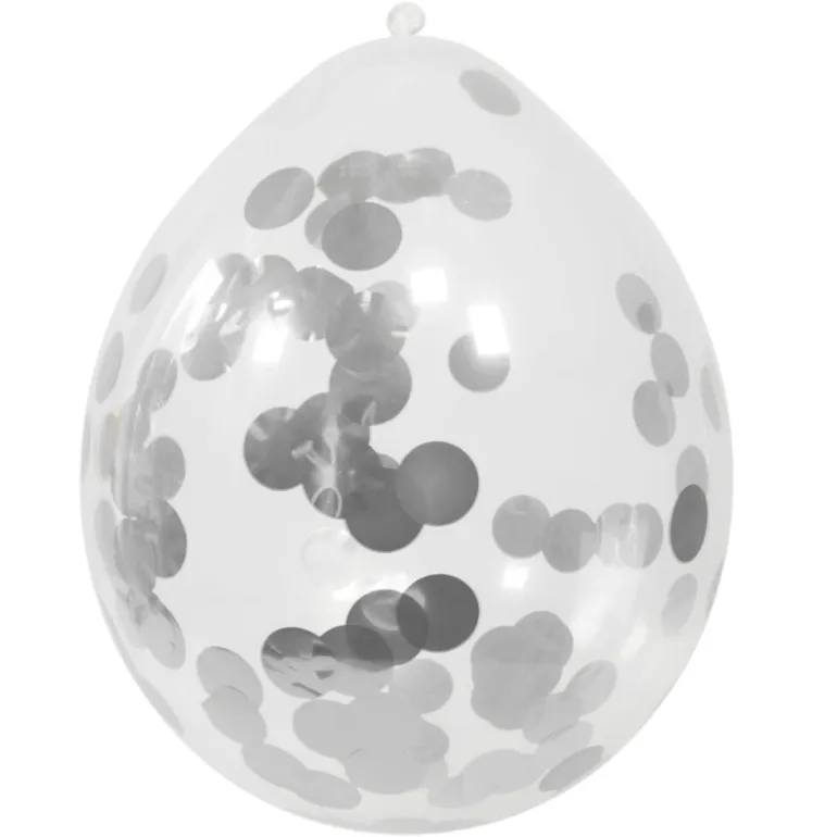 Konfettiballonger - Sølv