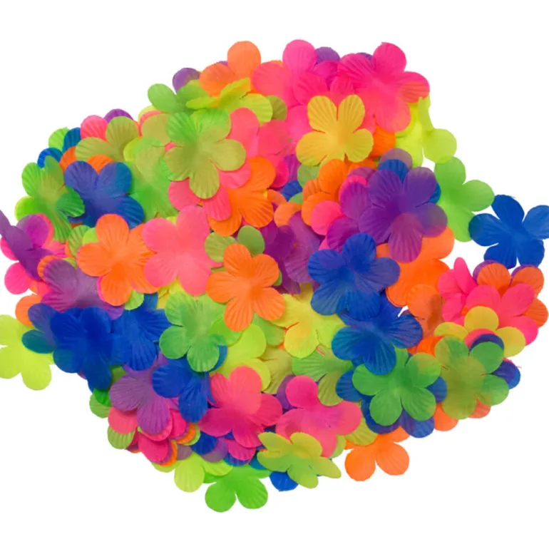 Konfetti - Blomsterblader Neon