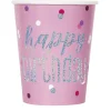 Kopper - "Happy Birthday" - Rosa og Sølv