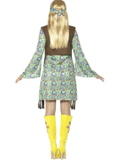 Kostyme - 60-tall Hippie - Flere Farger