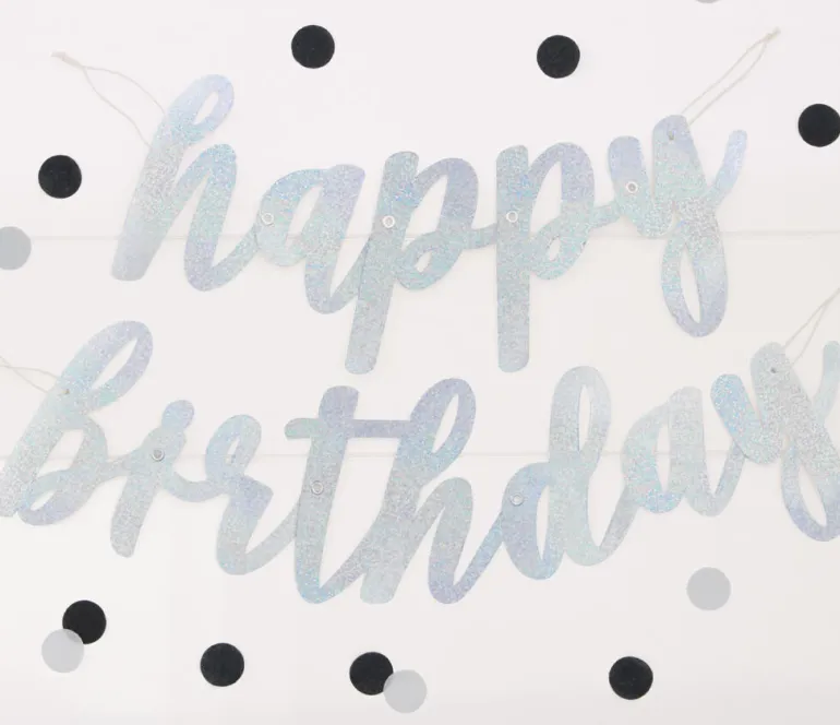 Leddbanner - "Happy Birthday"