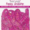 Leddbanner - "Happy Birthday"