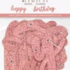 Leddbanner - "Happy Birthday" - Rosegull