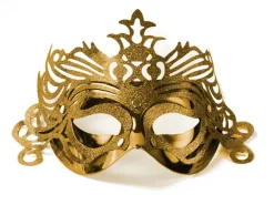 Maske - Gull Ornament - Plast