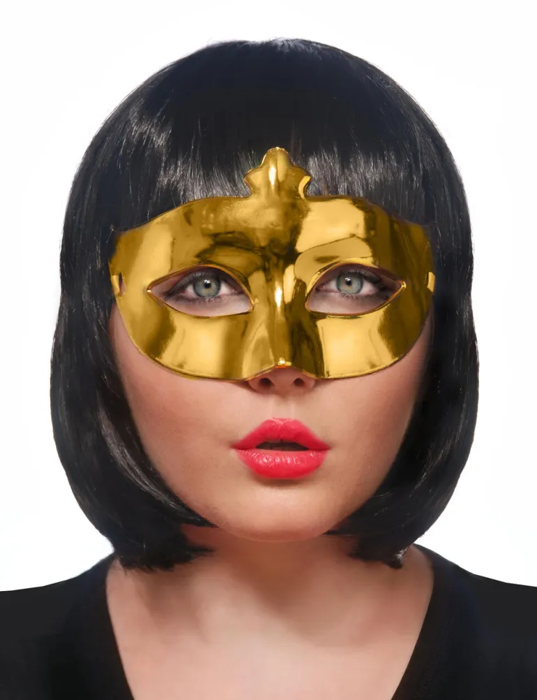 Maske - Gull - Plast
