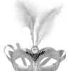 Maske - Sølv Metallic
