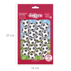 Mini fotball kakeskilt i spiselig papir