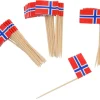Norsk Flagg - Cocktailpinner