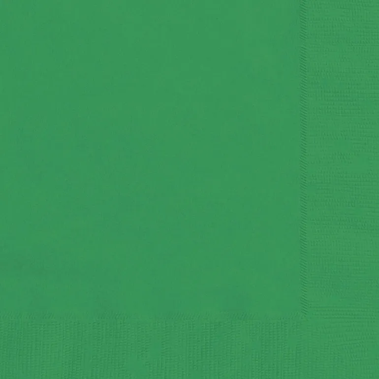 Papirservietter - Esmerald Grønn