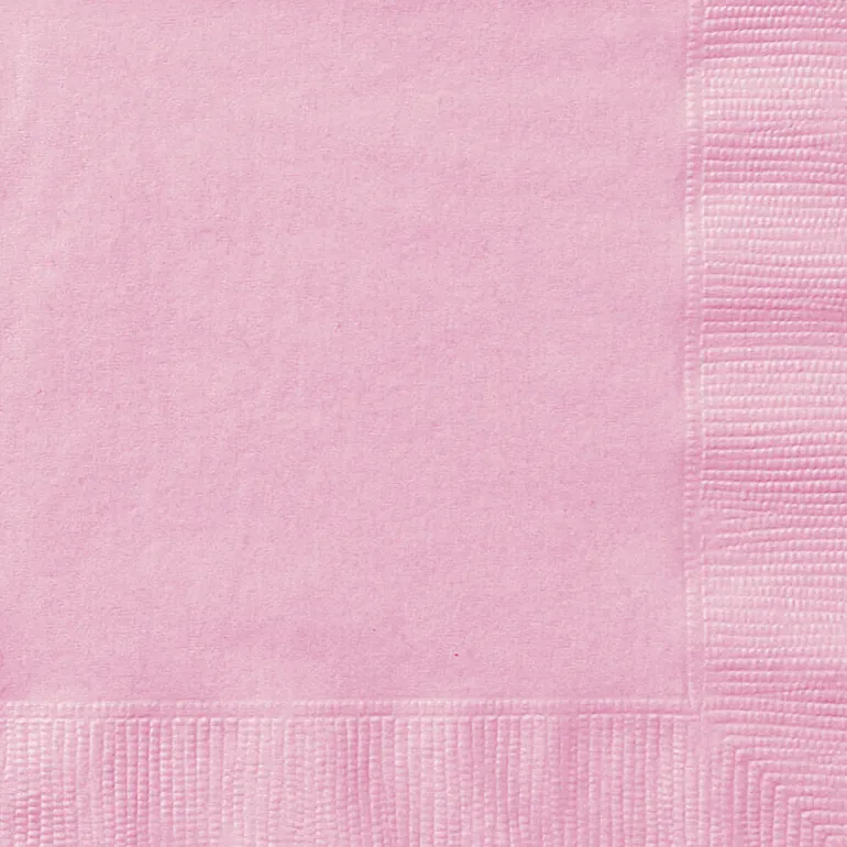 Papirservietter - Lys Rosa