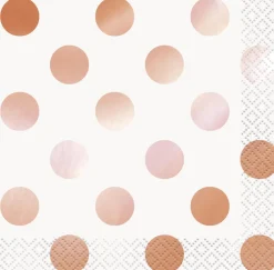 Papirservietter - Rose Gold