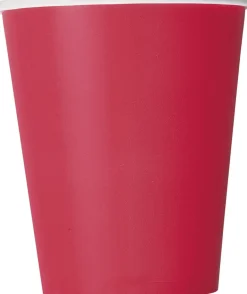 Pappkopper Rubinrød