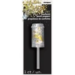 Party Poppers - Konfetti Gull og Sølv