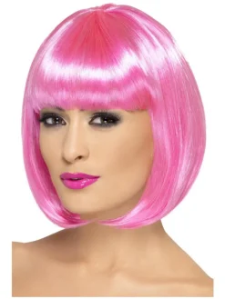 Partyrama - Parykk Bob - Rosa