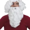 Parykk nisse med hår, skjegg og lue