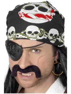 Pirat bandana - Sort