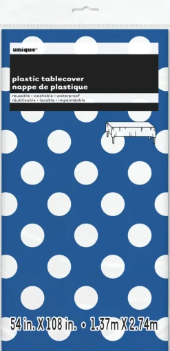 Plast Bordduk - Dots Blå