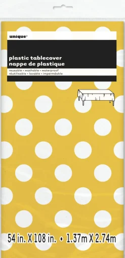 Plast Bordduk - Dots Gul