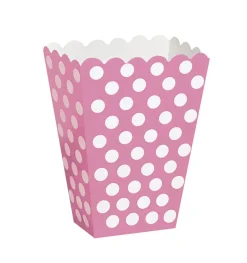 Popcorn Box - Rosa Dots