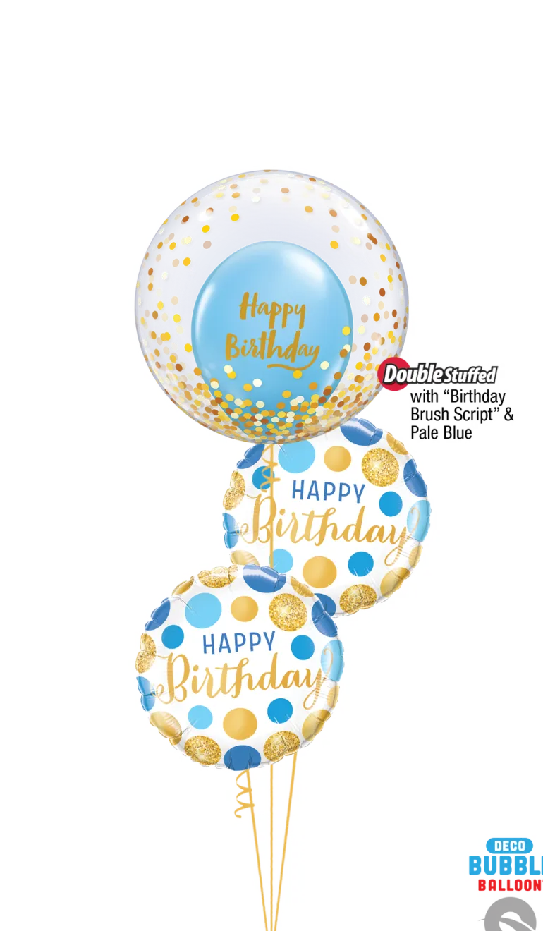 Premium Ballonger - "Happy Birthday"