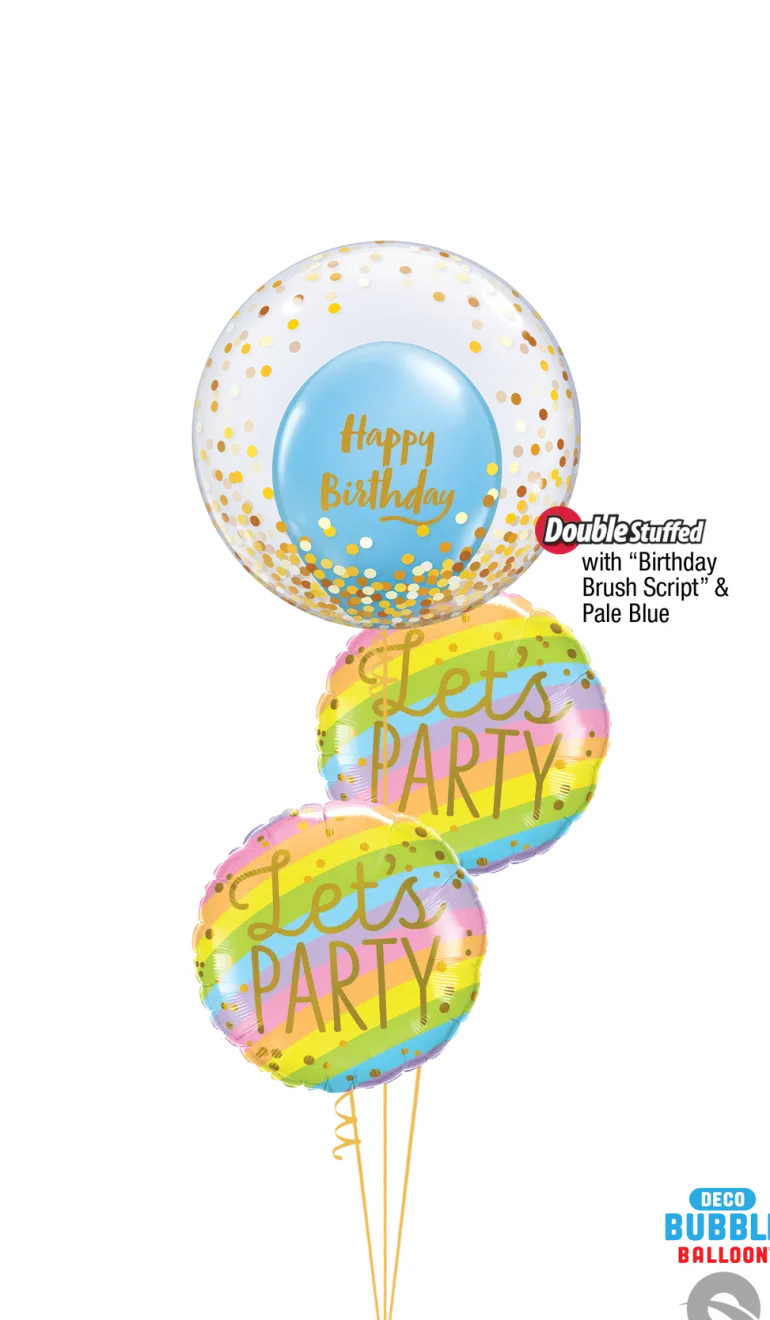 Premium Ballonger - "Happy Birthday"