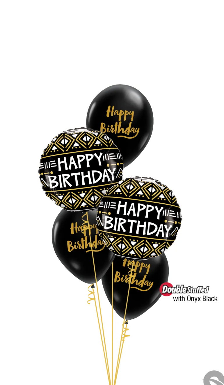 Premium Ballonger - "Happy Birthday"