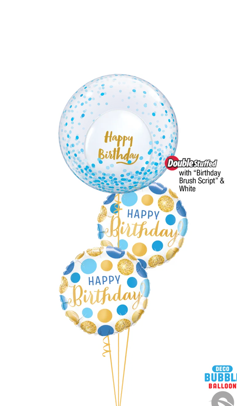 Premium Ballonger - "Happy Birthday"