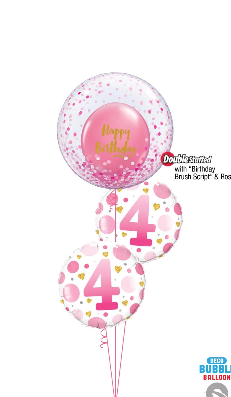 Premium Ballonger - "Happy Birthday"