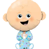 Premium Ballongfigur - Blå Baby