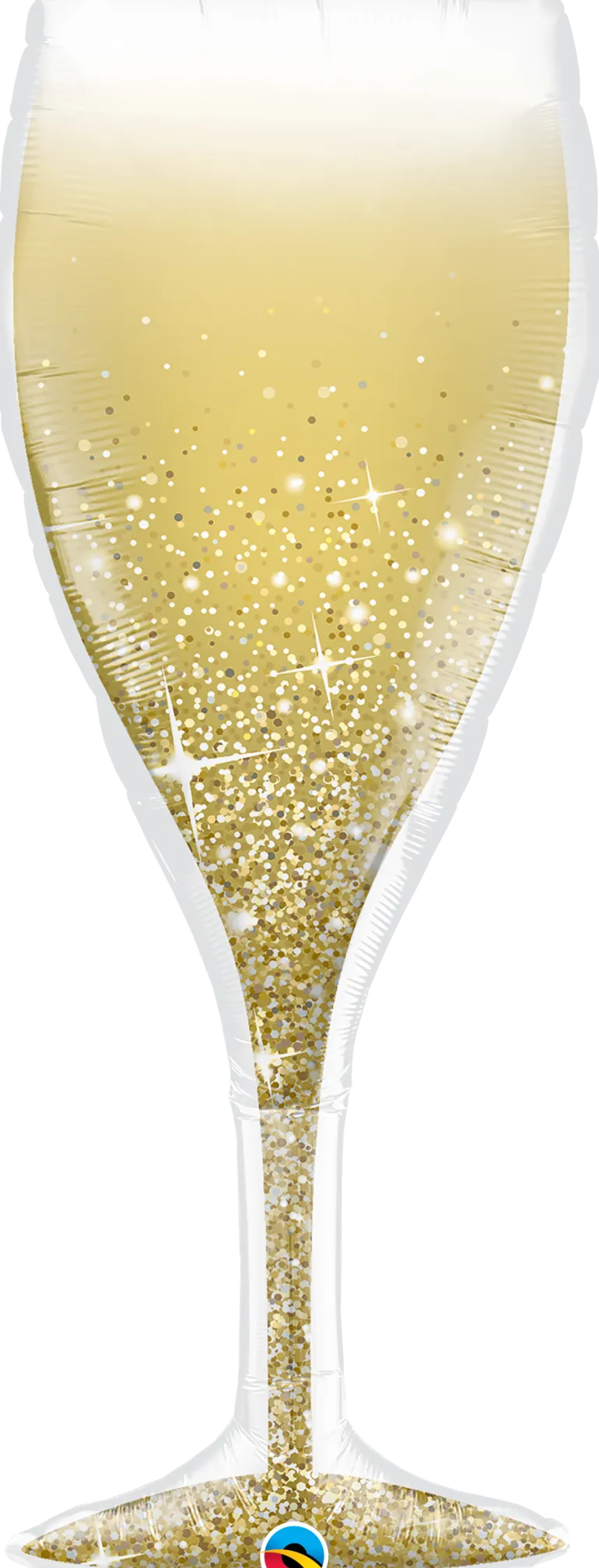 Premium Ballongfigur - Champagneglass