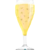 Premium Ballongfigur - Champagneglass