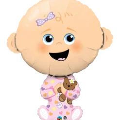 Premium Ballongfigur - Rosa Baby