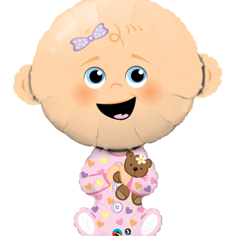 Premium Ballongfigur - Rosa Baby