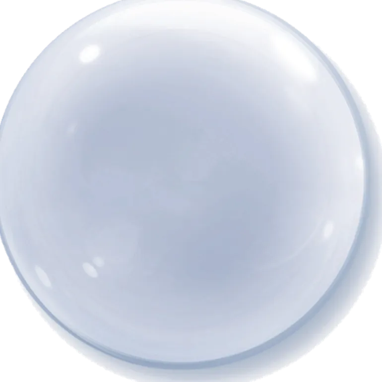 Premium Bubbleballong - Gjennomsiktig