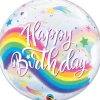 Premium Bubbleballong - "Happy Birthday"