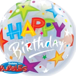 Premium Bubbleballong - "Happy Birthday"