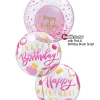 Premium Bubbleballong - "Happy Birthday"