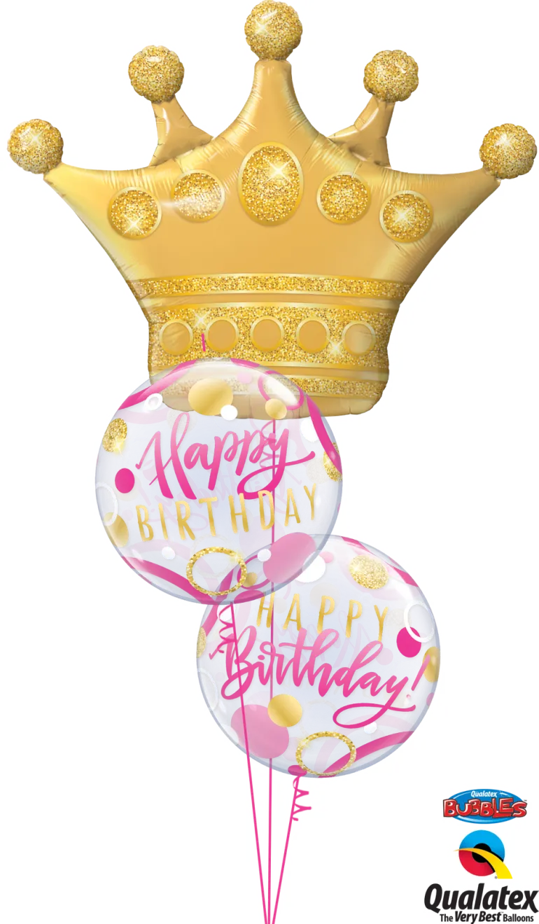 Premium Bubbleballong - "Happy Birthday"