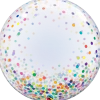 Premium Bubbleballong - Konfetti Prikker