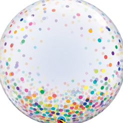 Premium Bubbleballong - Konfetti Prikker