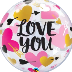 Premium Bubbleballong - "Love You"