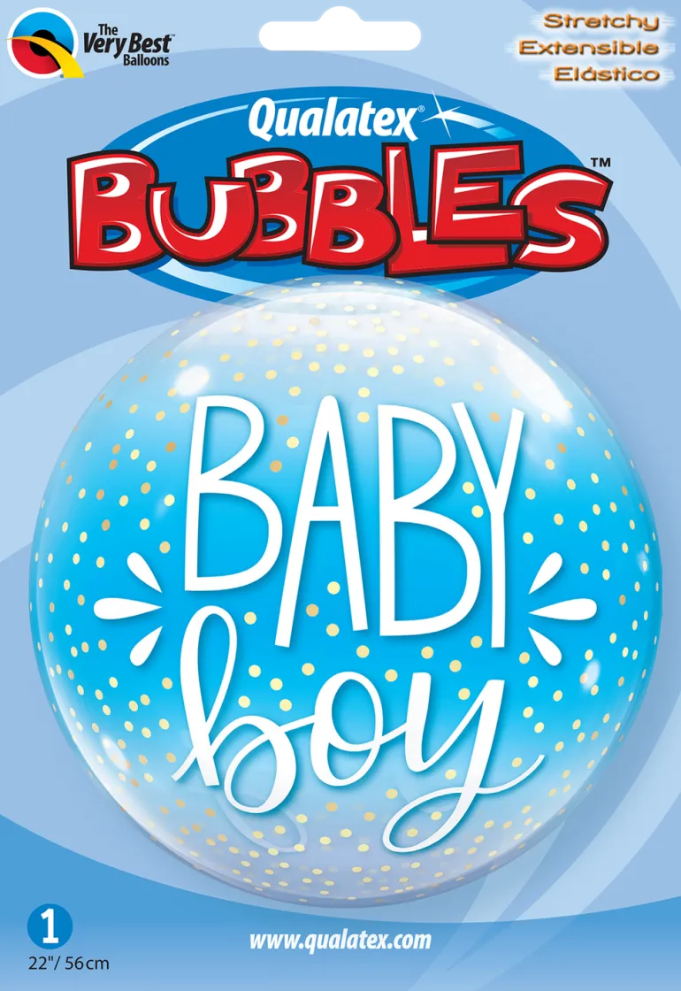 Premium Folieballong - "Baby Boy"